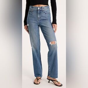 NWOT EXPRESS High Rise Straight Ankle jeans size women’s 4